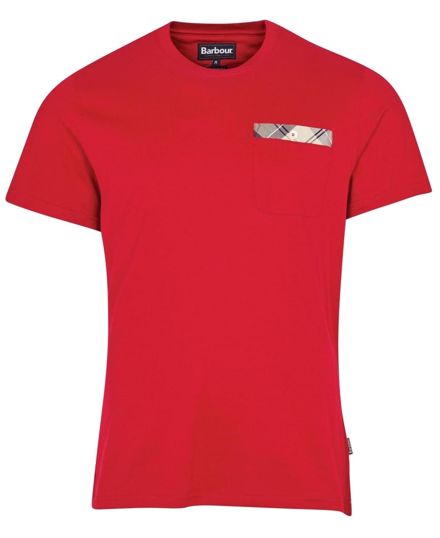 Barbour Durness Pocket Tee Red