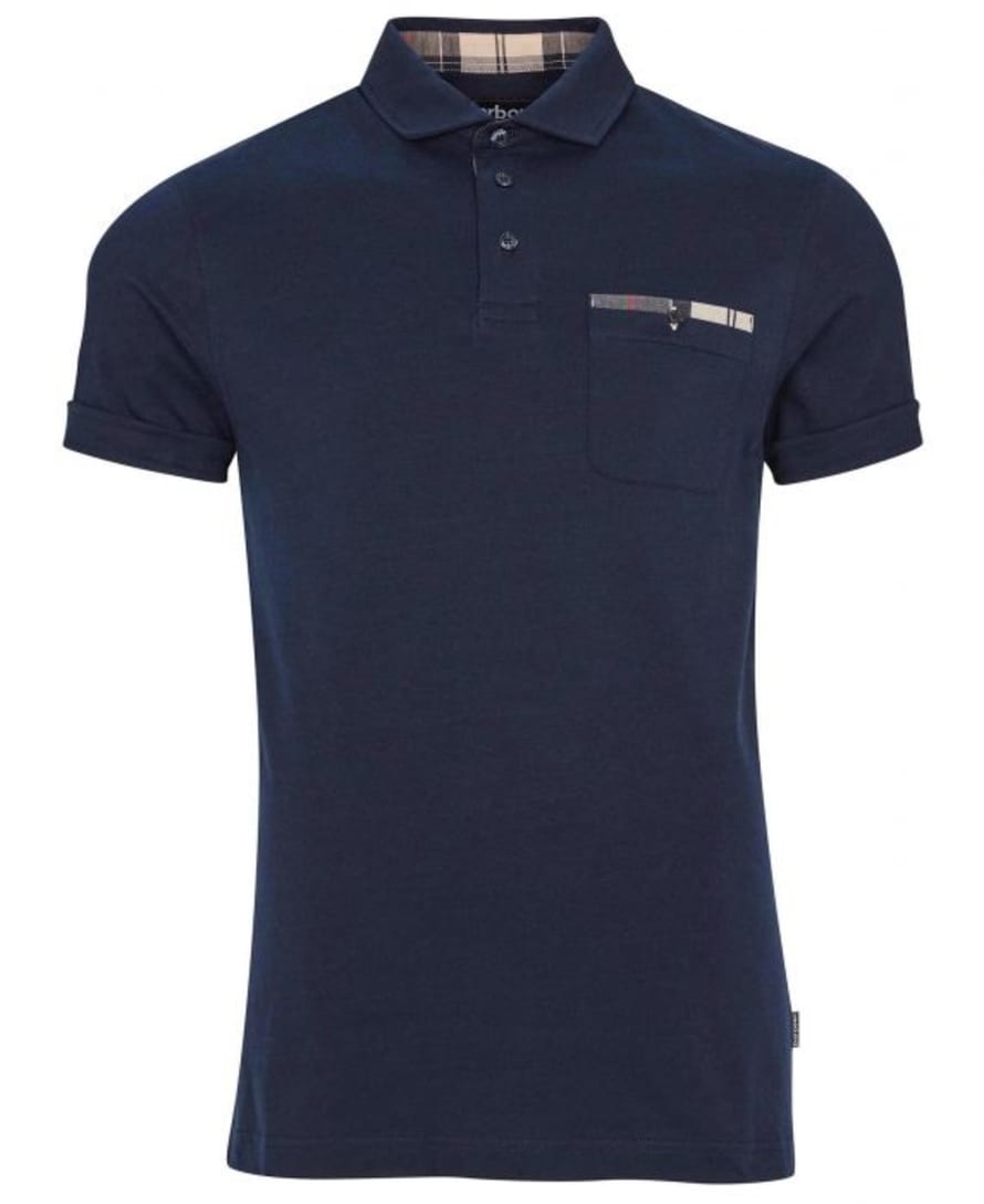 Barbour Corpatch Polo Shirt Navy