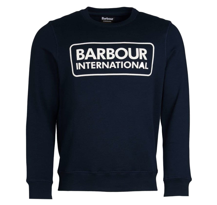 Barbour Large Logo Sweatshirt Navy