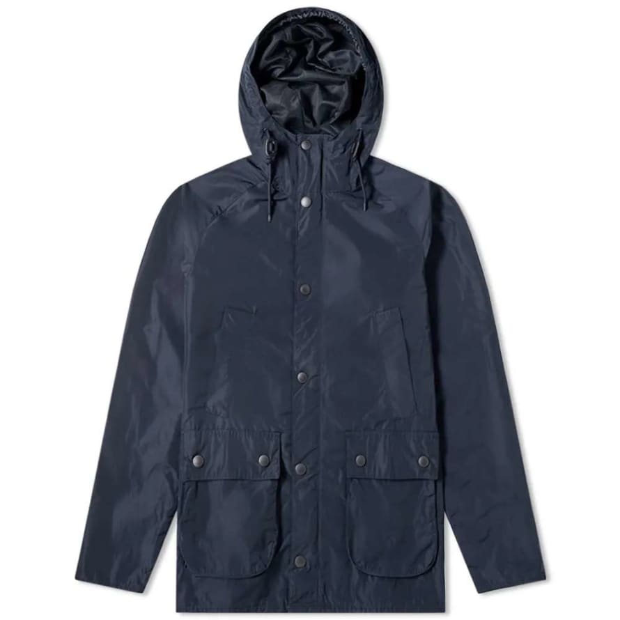 Barbour Hooded Bedale Japan Collection Navy