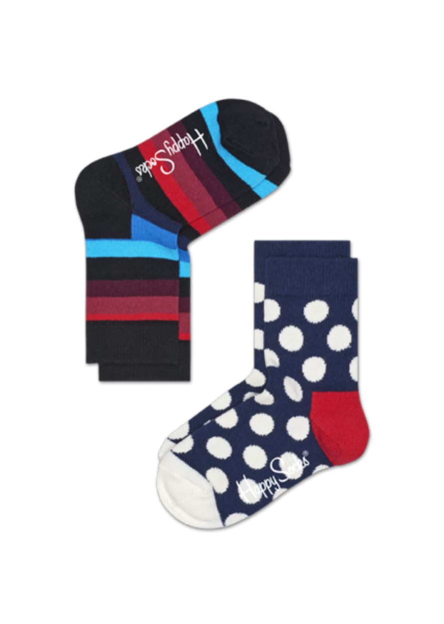 Happy Socks  2-pack Big Dot Socks Kstr02 6001