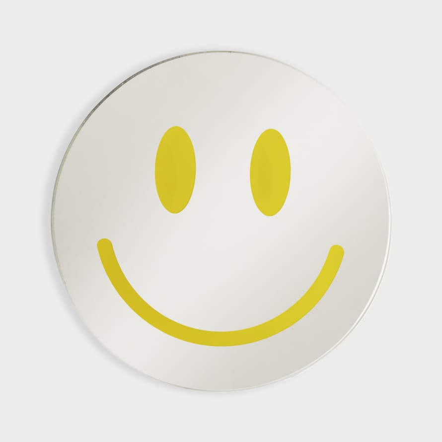 &klevering Yellow Smile Mirror
