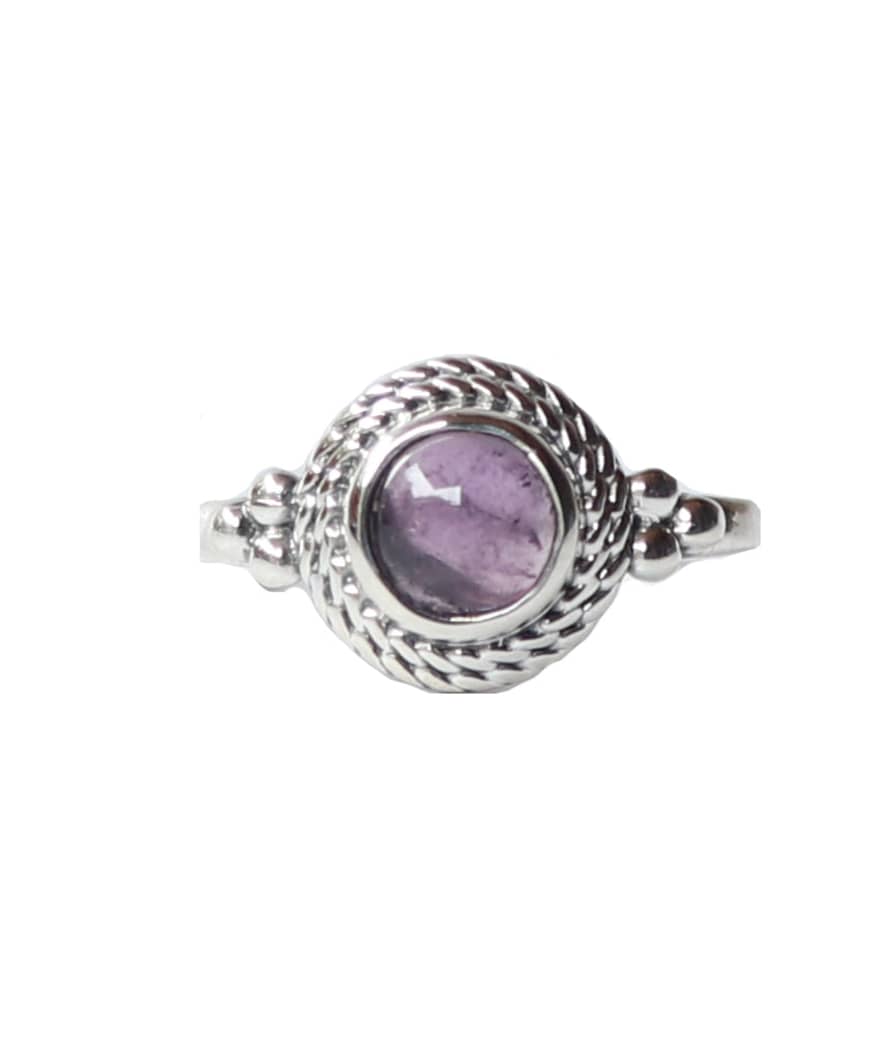 Urbiana Sterling Silver Ring With Large Stone