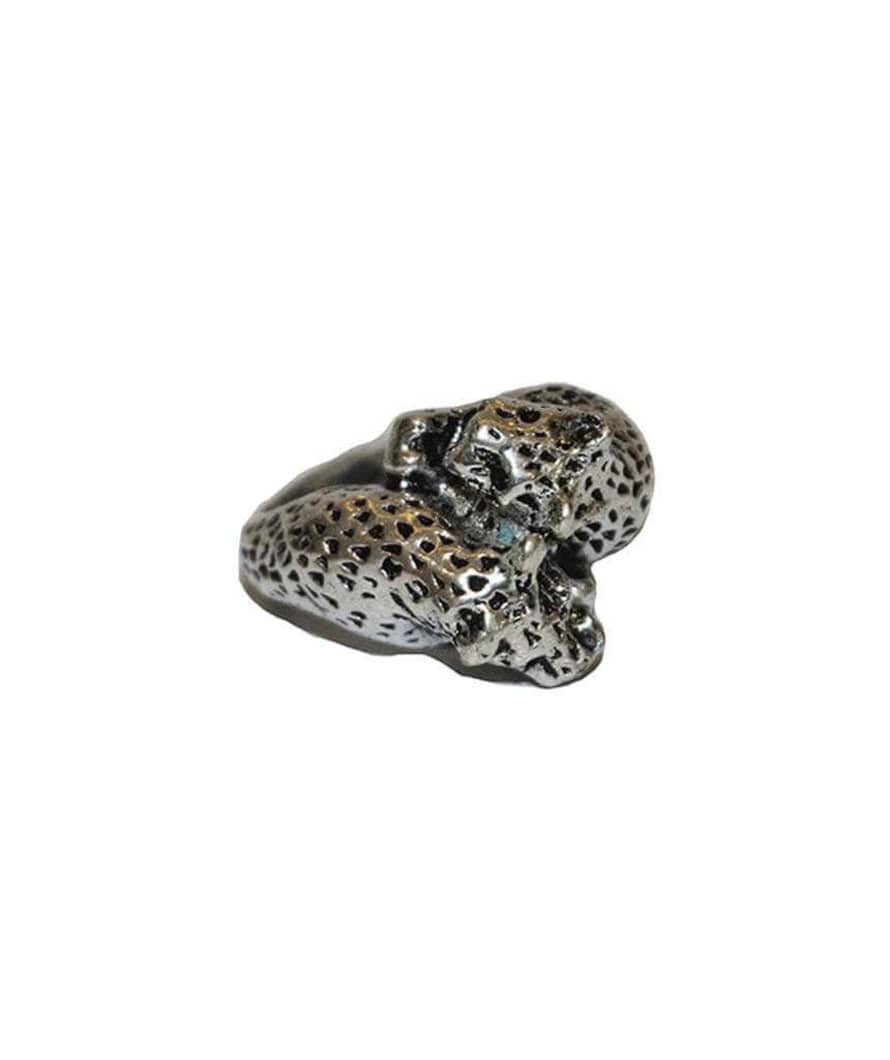 Urbiana Double Leopard Ring