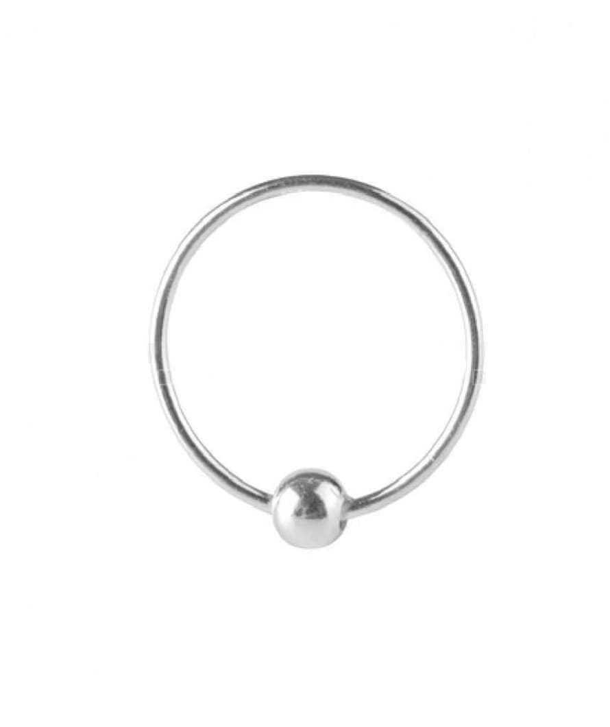 Urbiana Sterling Silver Nose Ring With Ball