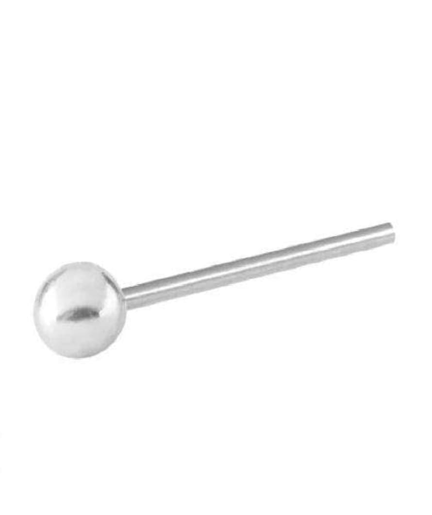 Urbiana Sterling Silver Nose Stud With Ball