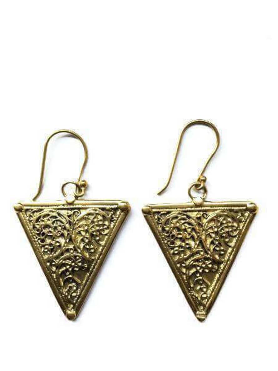 Urbiana Triangle Motif Earrings
