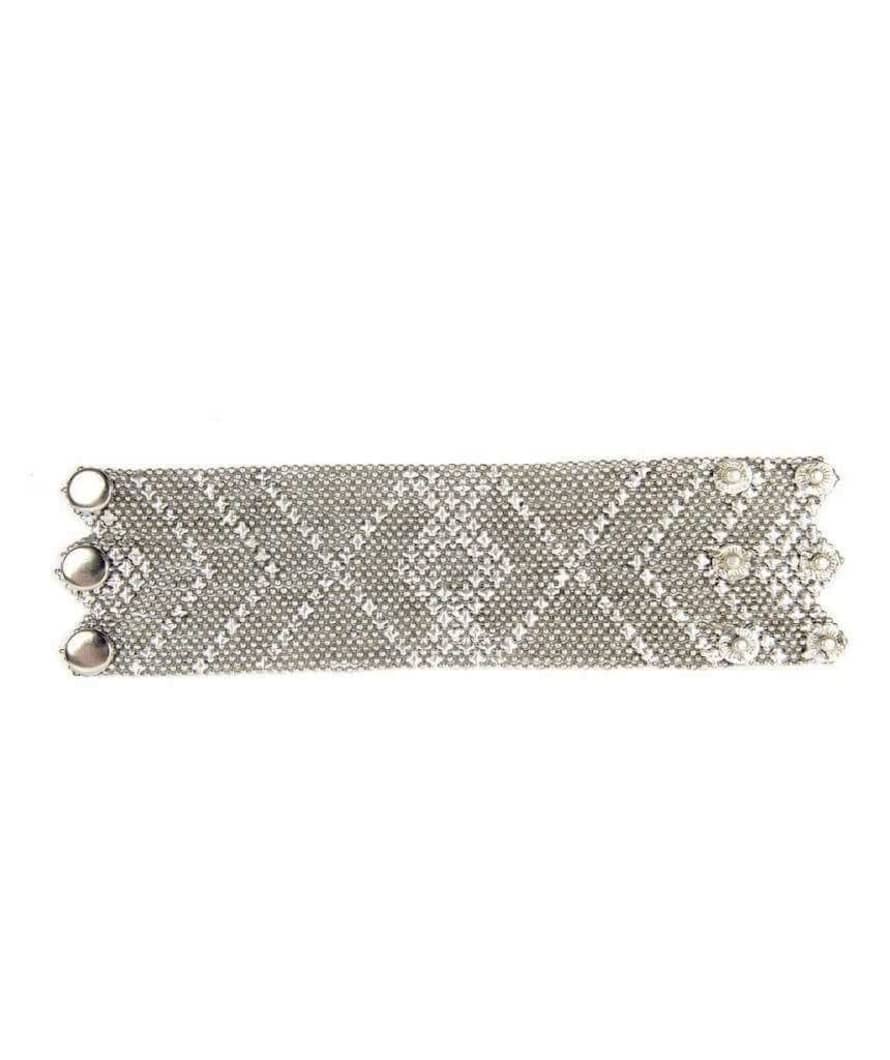 Urbiana Silver Chainmail Bracelet - Small