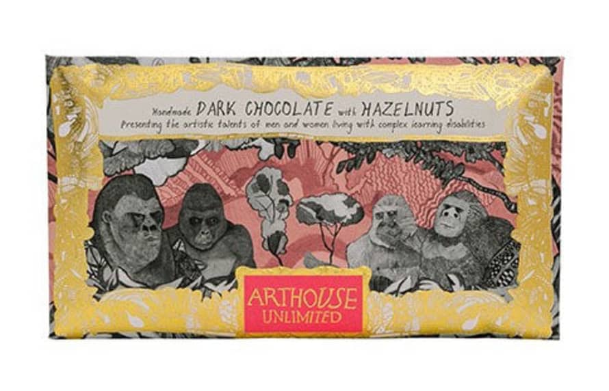 ARTHOUSE Unlimited Gorilla Handmade Dark Chocolate With Hazelnuts