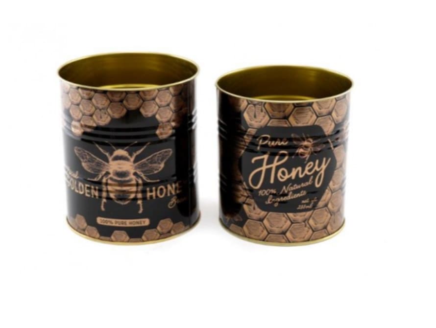 Temerity Jones Set Of 2 Bee Storage Tin