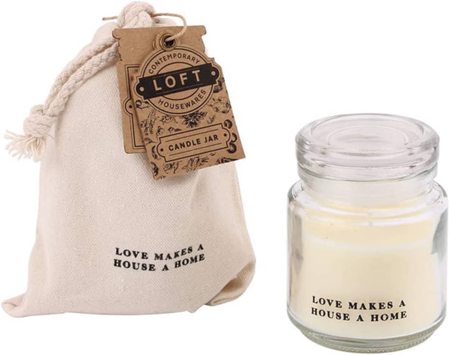 Lark London Love Makes A House A Home Candle-orange And Grapefruit