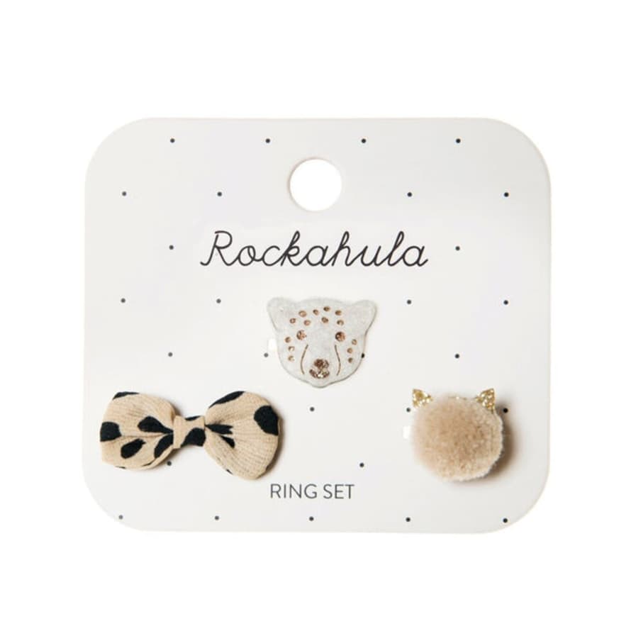 Rockahula Kids Lily Leopard Ring Set