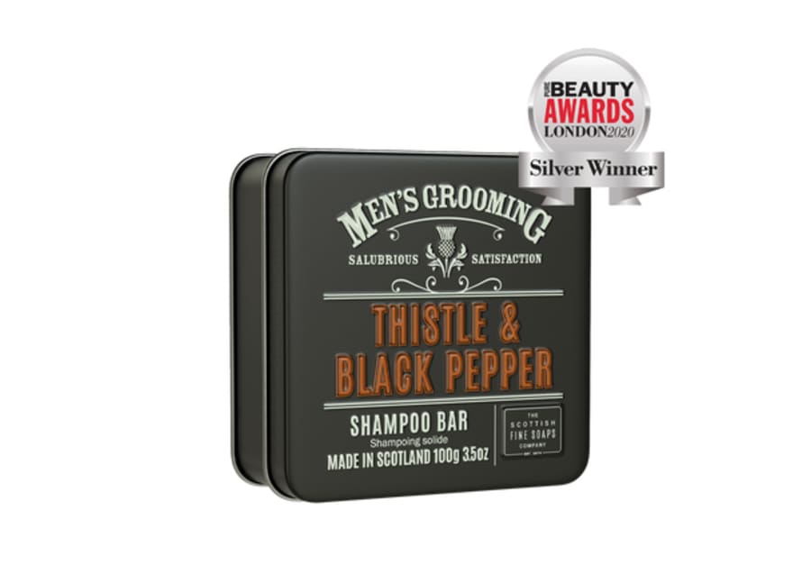 The Scottish Fine Soaps Company Thistle & Black Pepper Shampoo Bar
