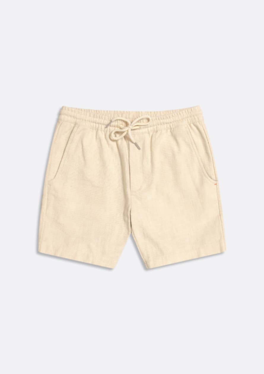 Far Afield House Shorts - Seed Pearl White