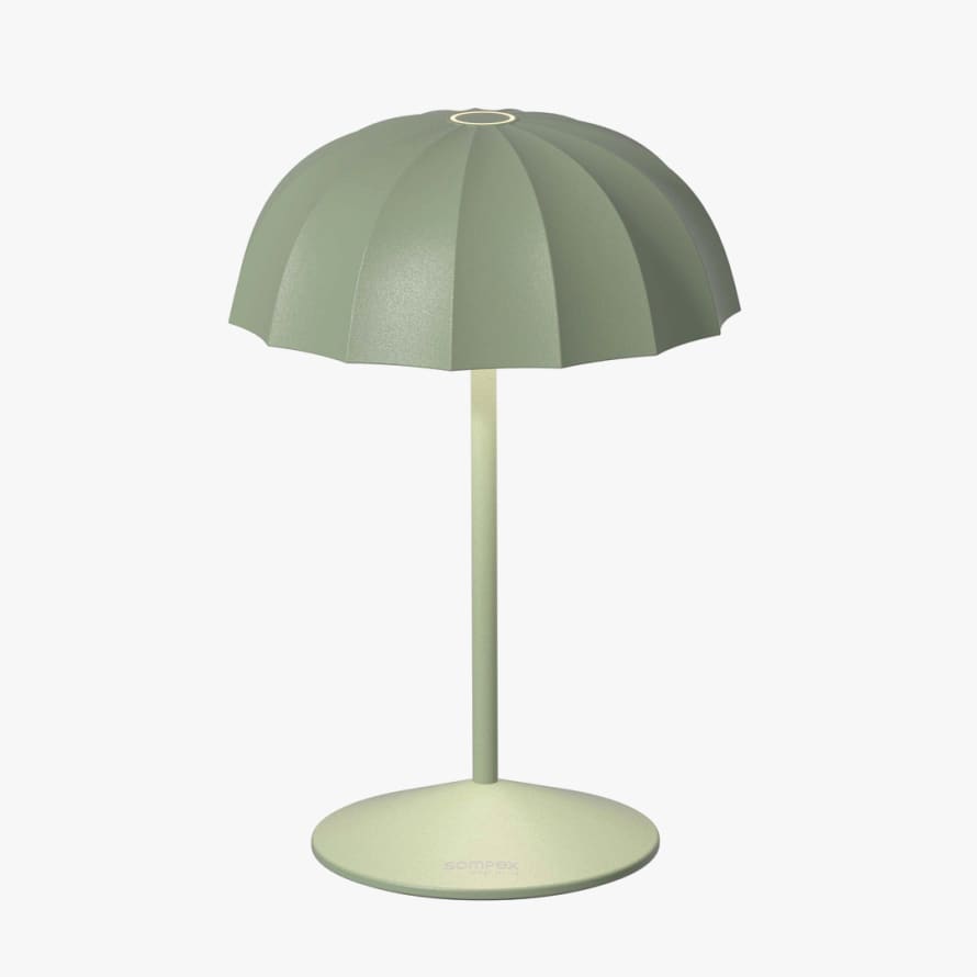 Sompex Battery Table Lamp Ombrellino Dimmable - Green