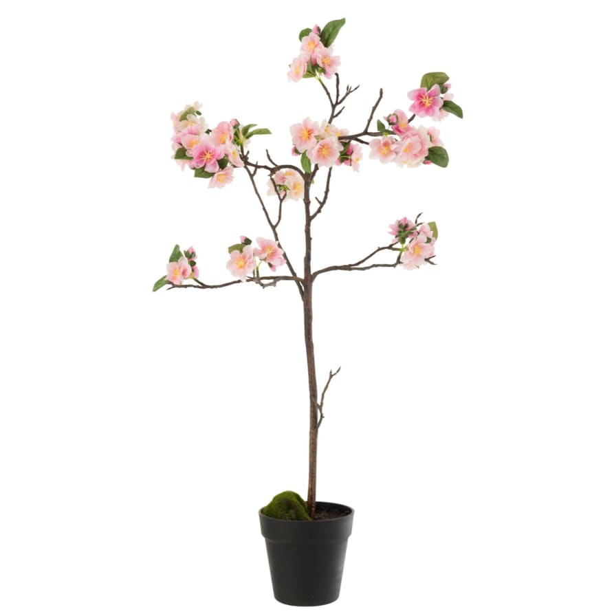 J-Line Medium Faux Pink Blossom Tree