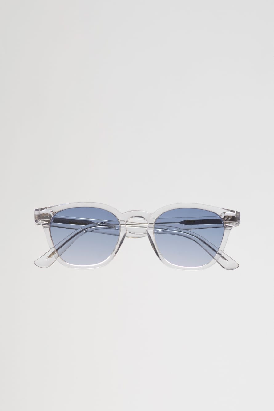 Monokel Eyewear River Crystal - Blue Gradient lens Sunglasses