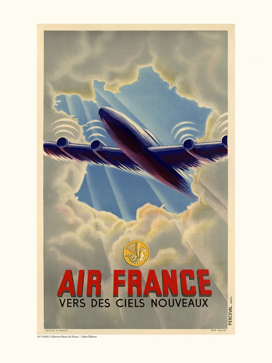 AIR France Vers des ciels nouveaux A017 Poster