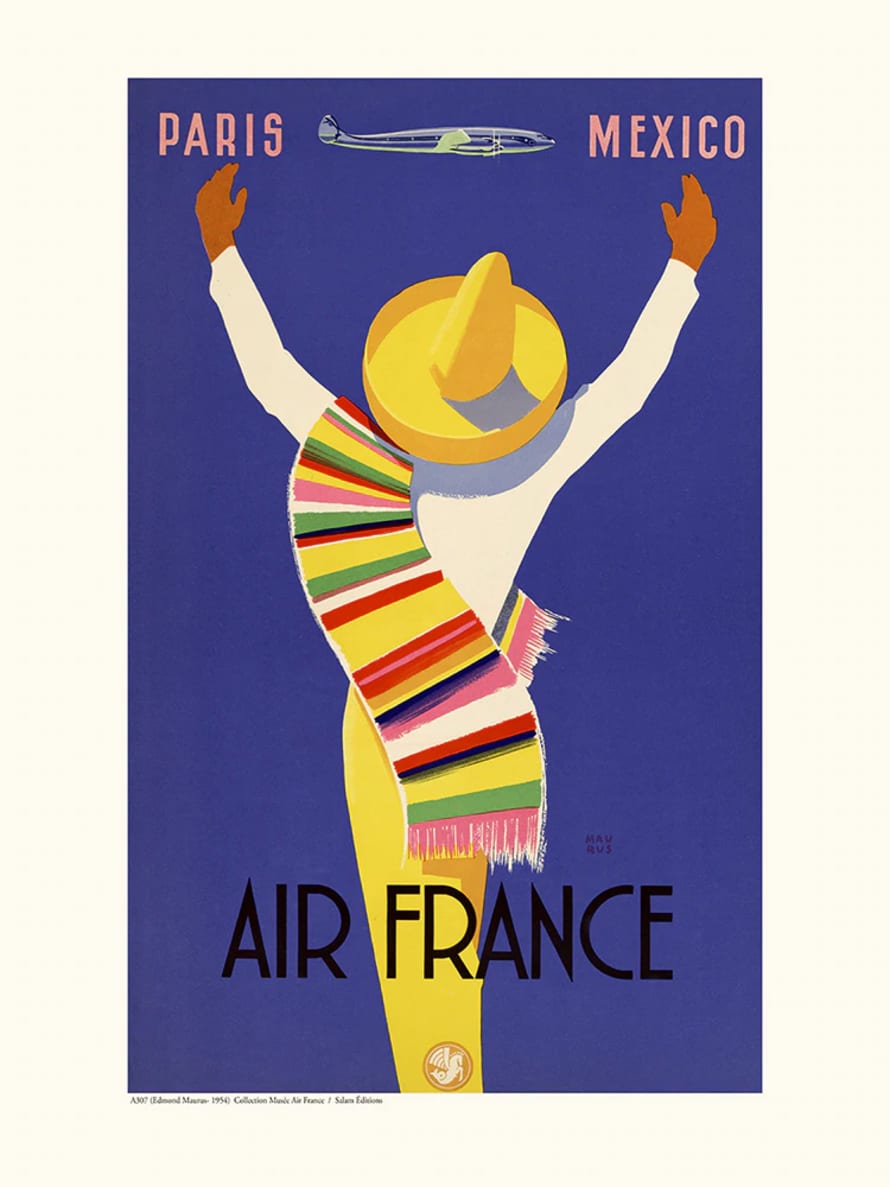 AIR France Air France / Paris Mexico A307 Poster