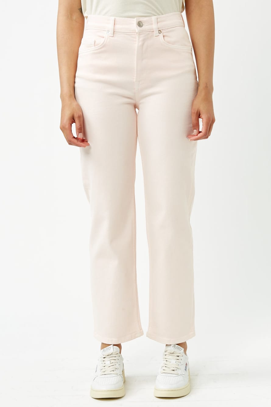 Selected Femme Peach Whip Mary Straight Jeans
