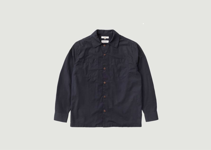 Nudie Jeans Vincent Vacay Organic Cotton And Linen Shirt