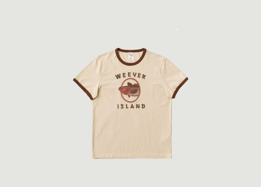 Nudie Jeans Roy Weever Island Organic Cotton Printed T-Shirt