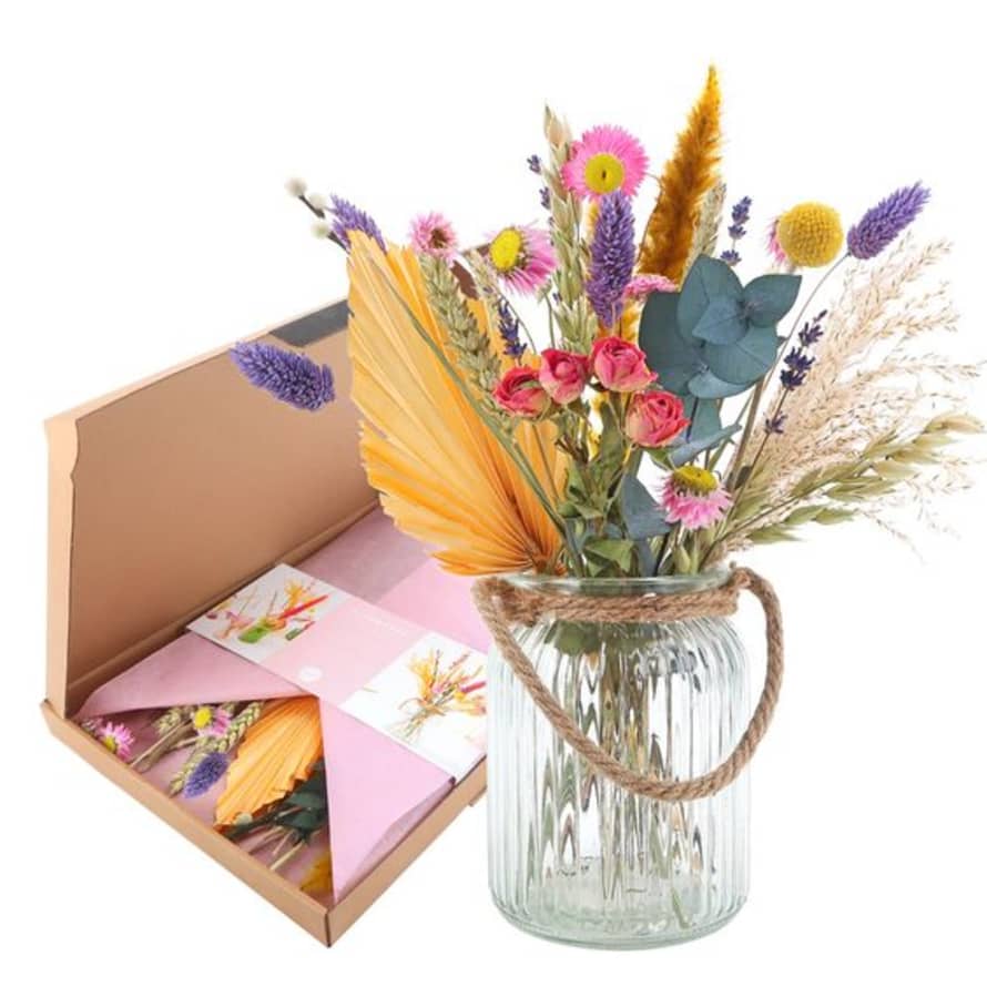 Bloompost Bloomposy Pastel Dried Flower Letterbox Bouquet