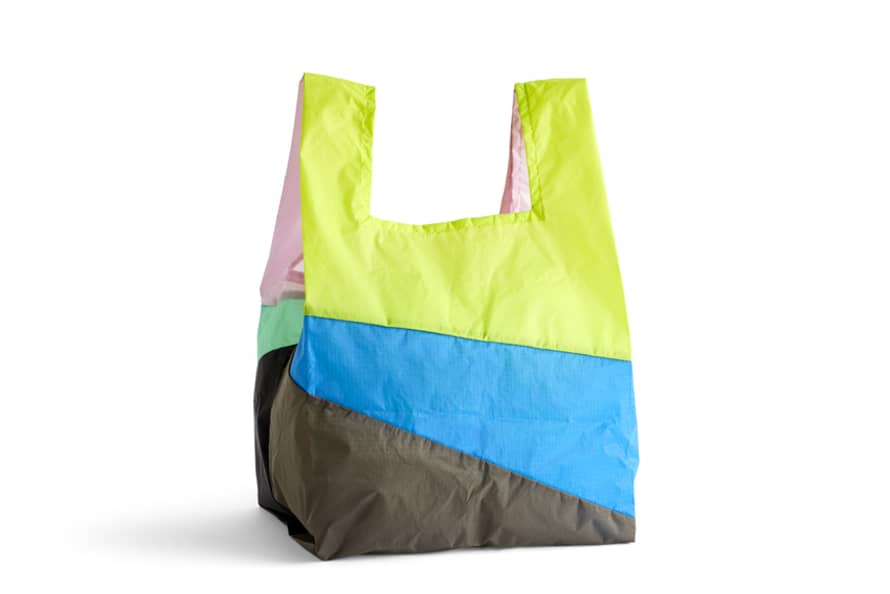 HAY borsa in nylon richiudibile six color bag L