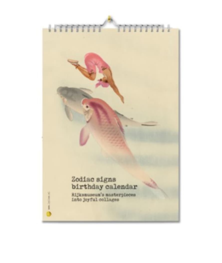 Lylies  Birthday calendar - Zodiac sign & Rijksmuseum 