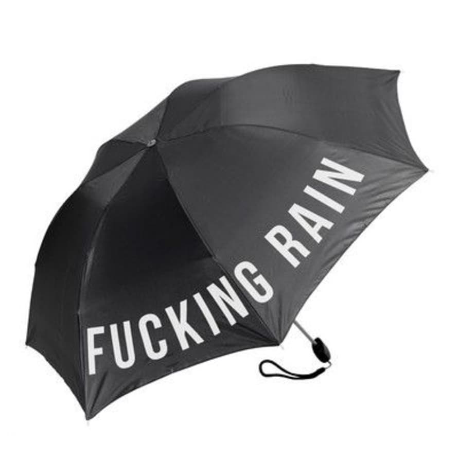 Fisura Black Rude Word Pocket Umbrella