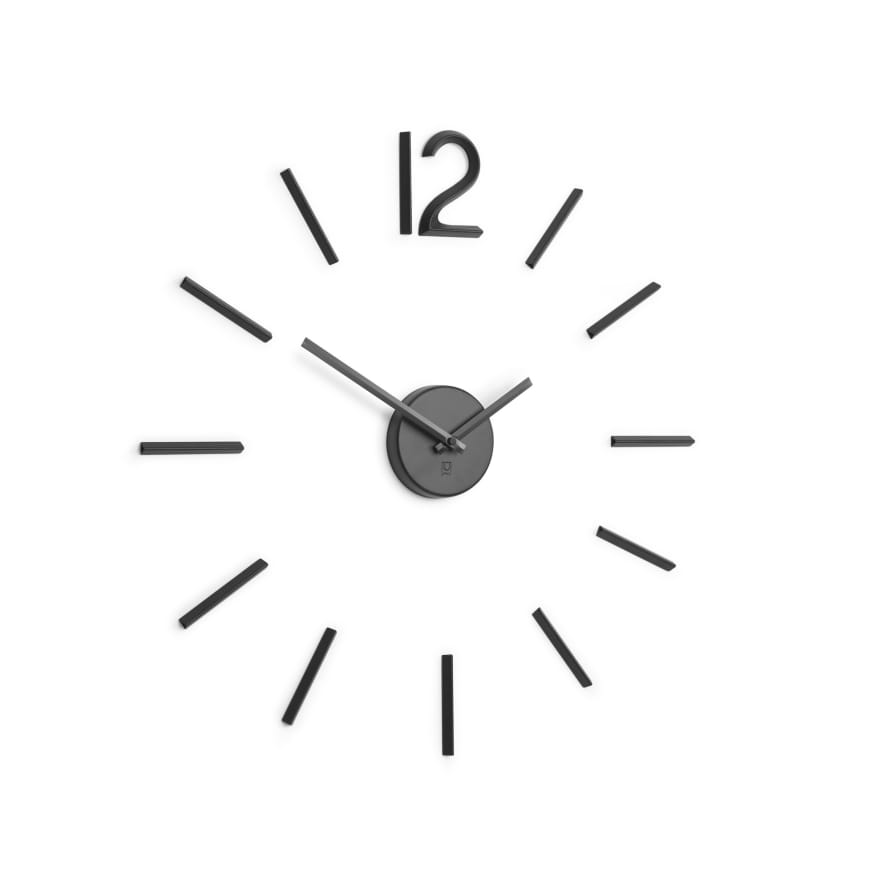 Umbra Black Blink Wall Clock 