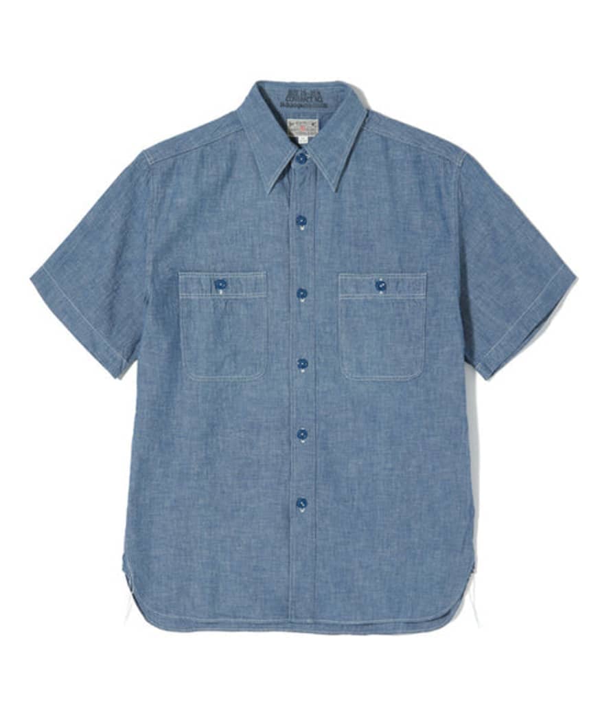Buzz Rickson's Chambray Work Shirt - Blue