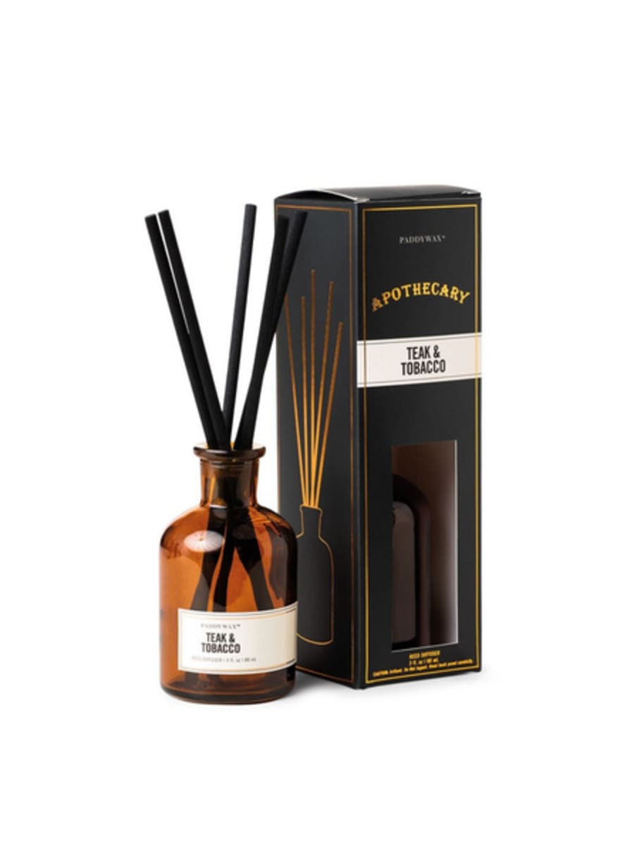 Paddywax Apothecary Teak & Tobacco Diffuser