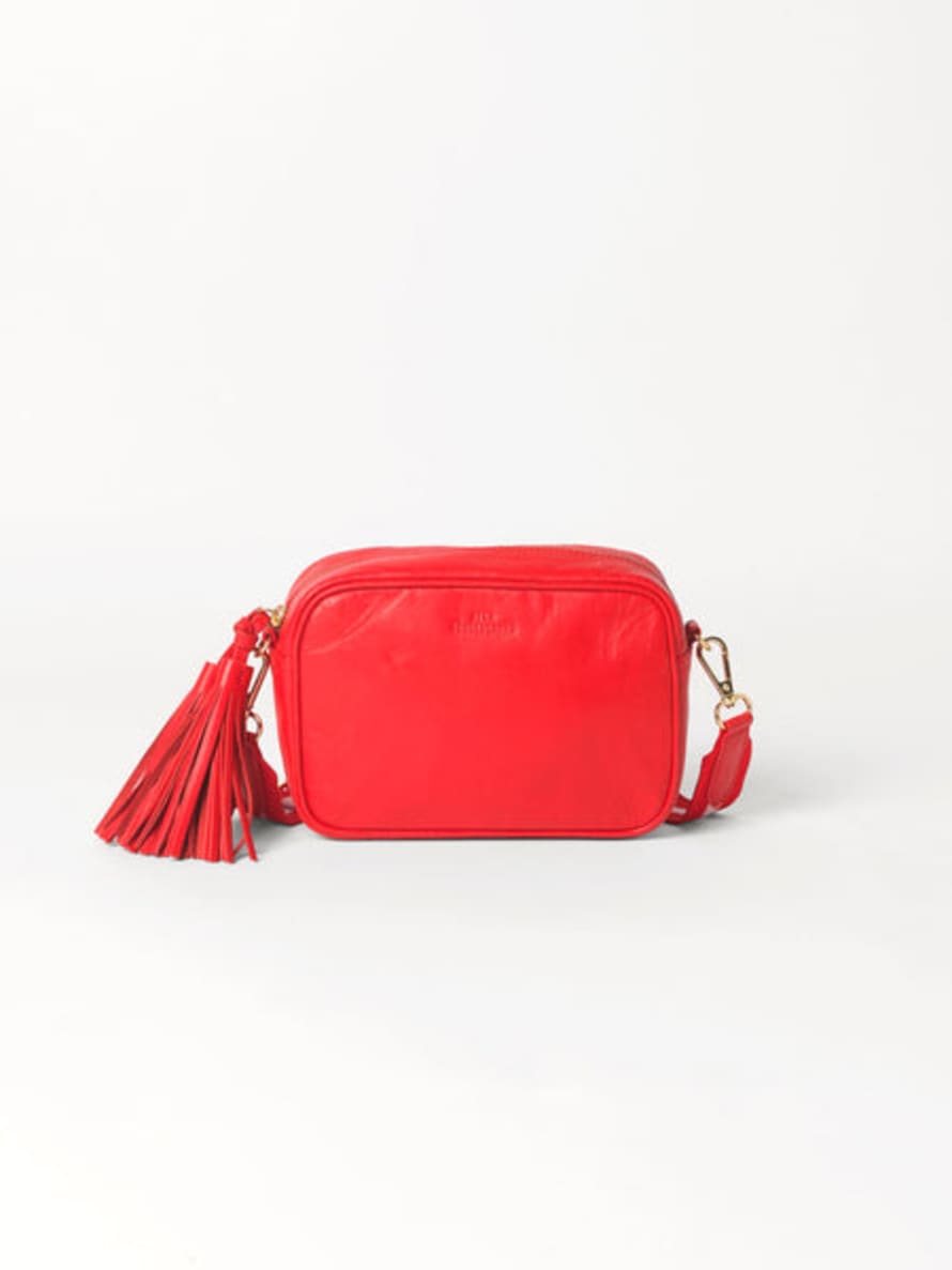 Becksondergaard Lullo Rua Crossbody Leather Handbag Bag Red