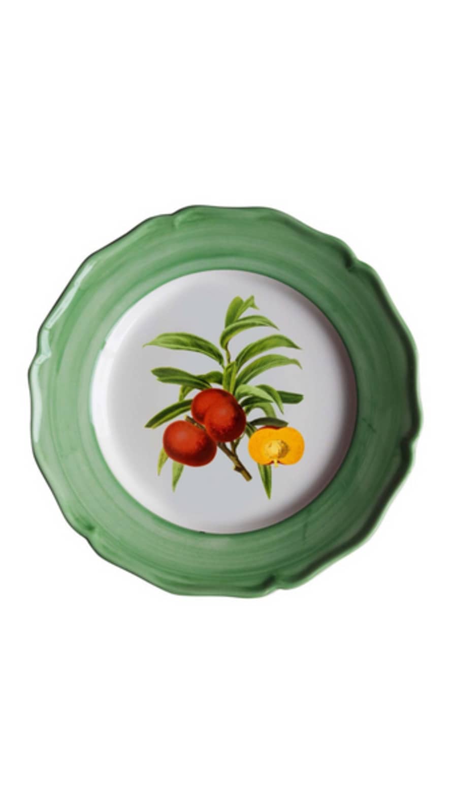 Les-Ottomans Botanica Dinner Plate - Green