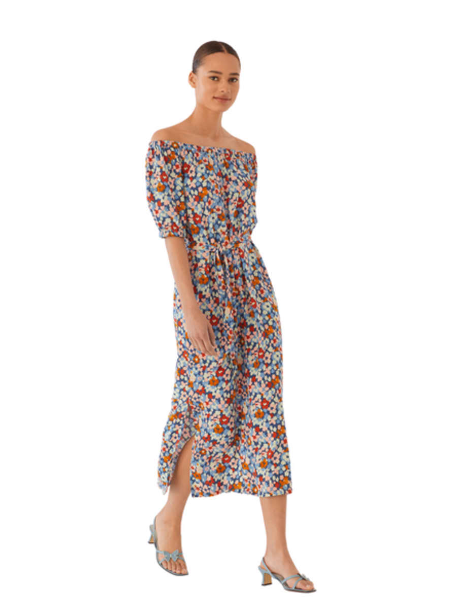 Nice Things Poolside Garden Print Long Dress From