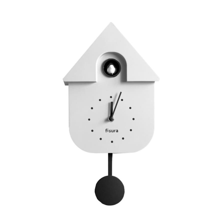 Fisura Cuckoo Clock - White