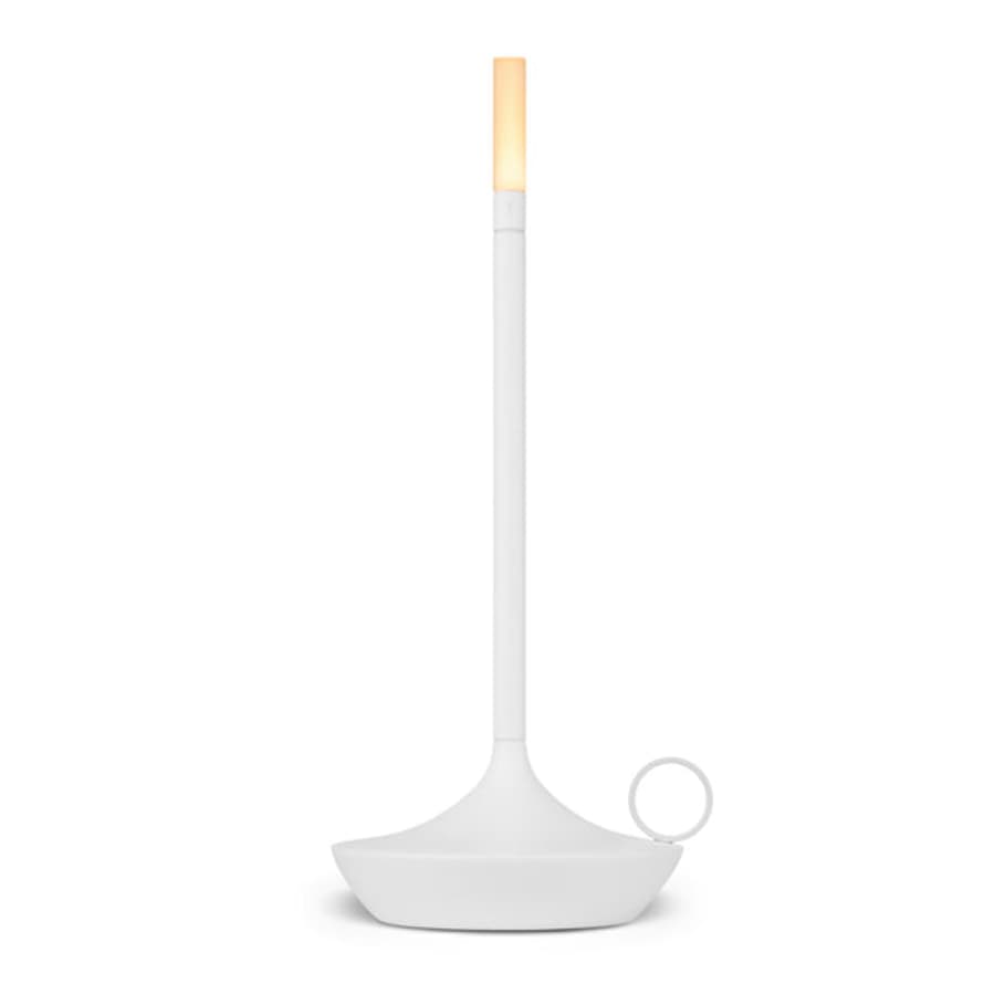 Graypants | Wick Portable Table Lamp White