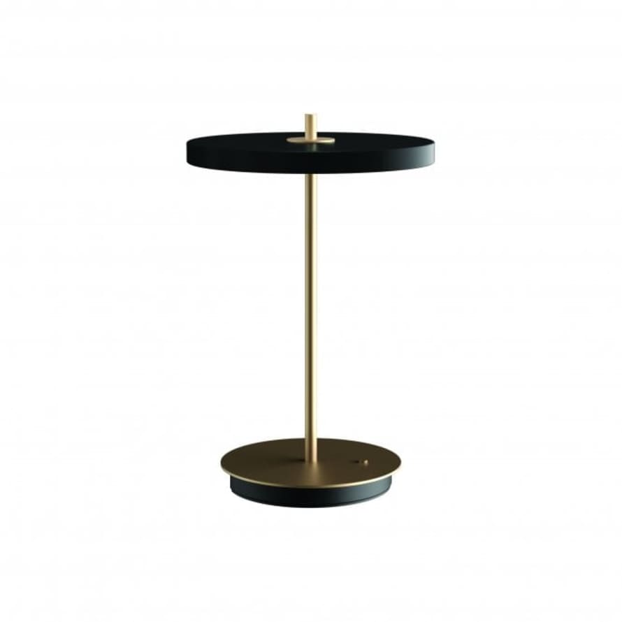 UMAGE Black Asteria Move Portable Table Lamp 