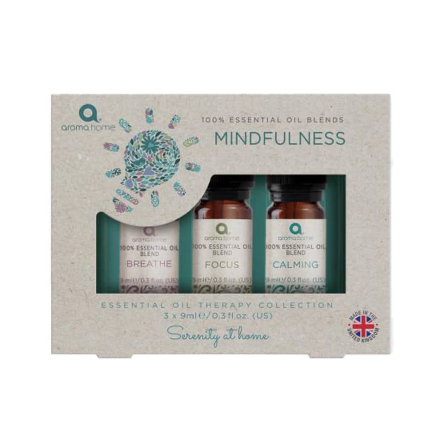 Aroma Home Mindfulness Essential Oils Set of 3