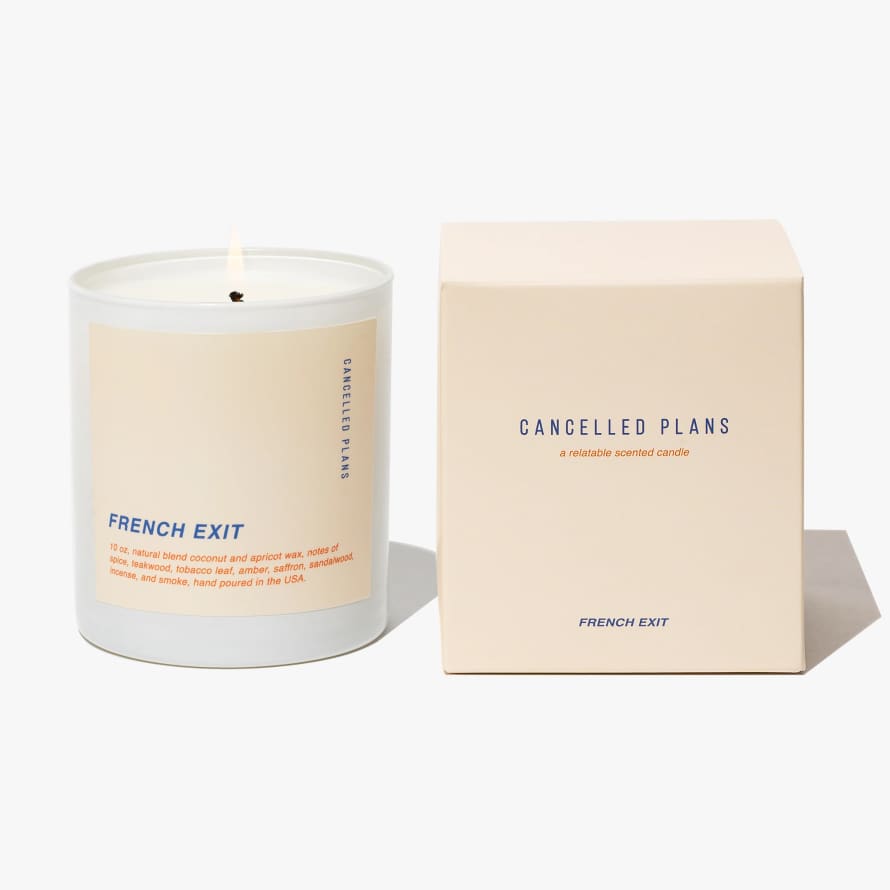 Cancelled Plans French Exit Candle