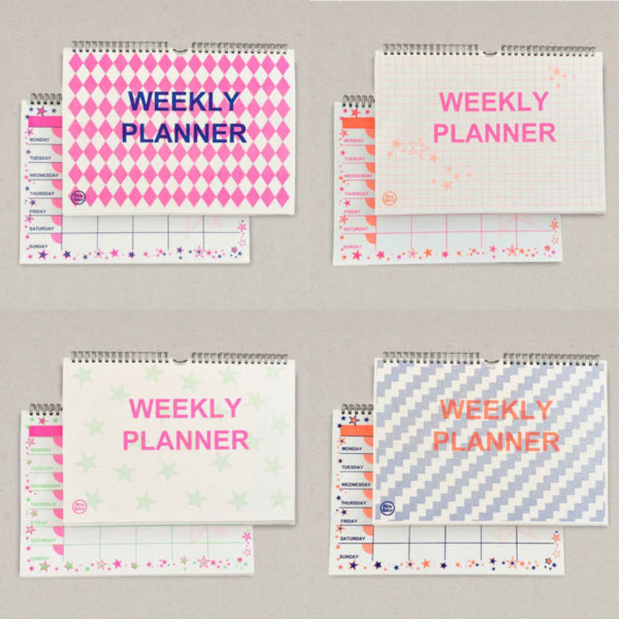 Petra Boase Weekly Planner - Neon