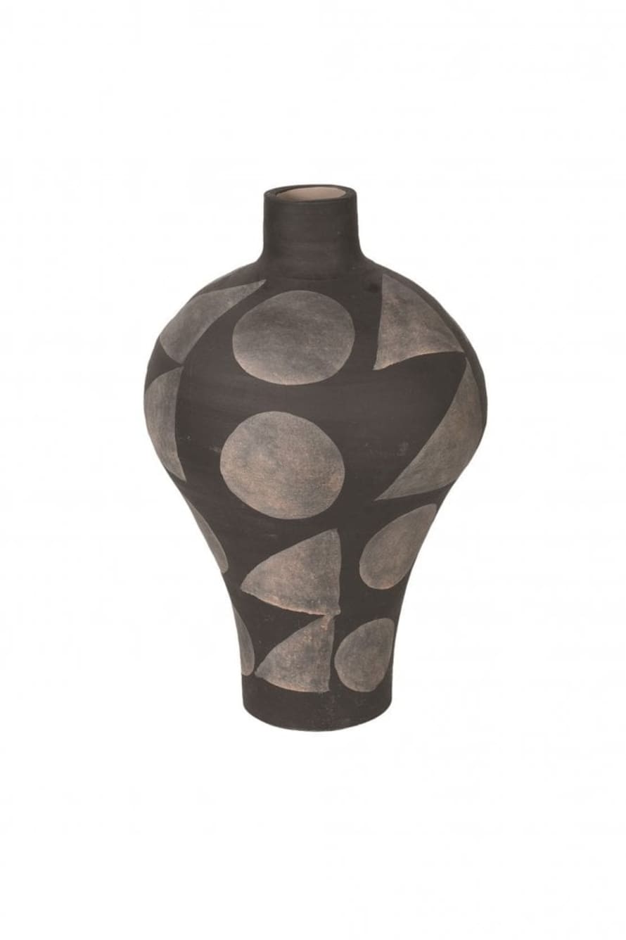 The Home Collection Black Terracotta Vase