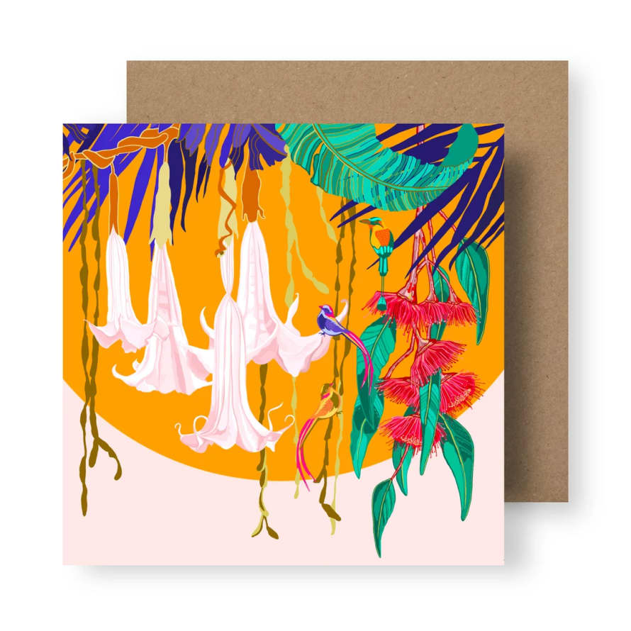 Rosie Reiter Tropical Canopy Series 2 Greetings Card