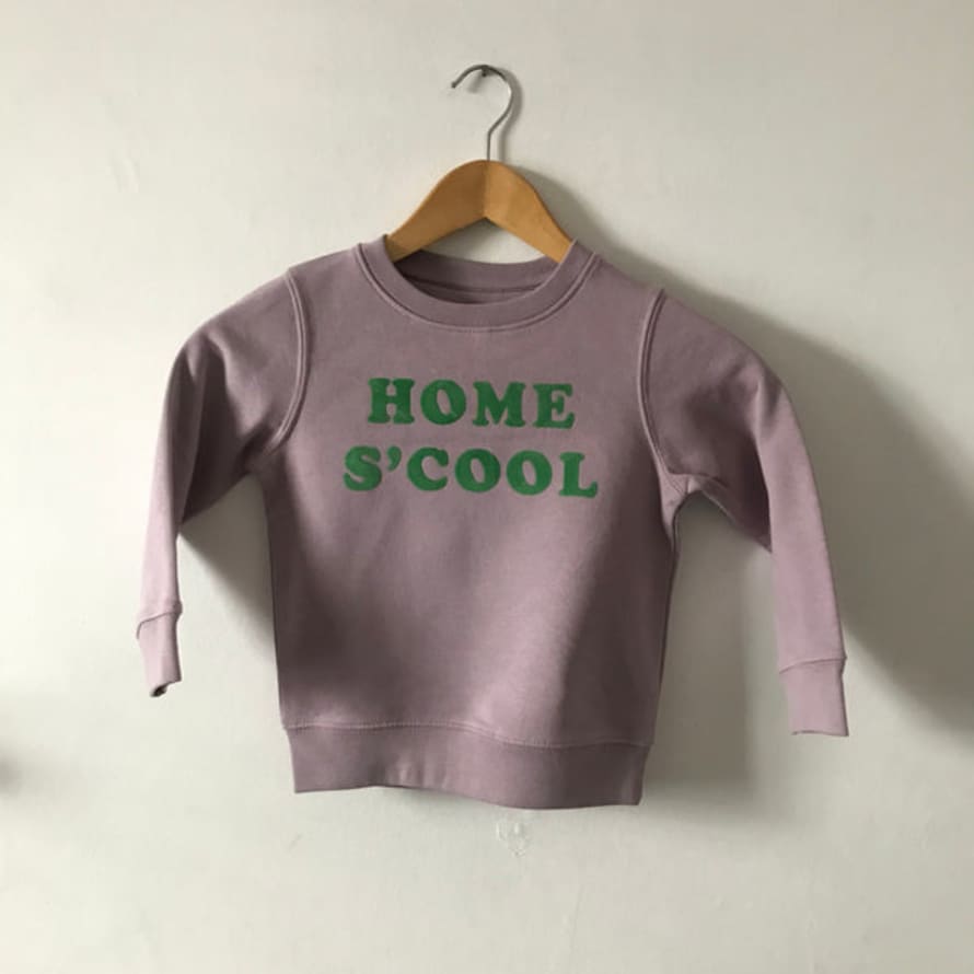 ANNUAL STORE Sample Sale Organic Home S'cool™ Sweatshirt - Dusty Lavender / Clover