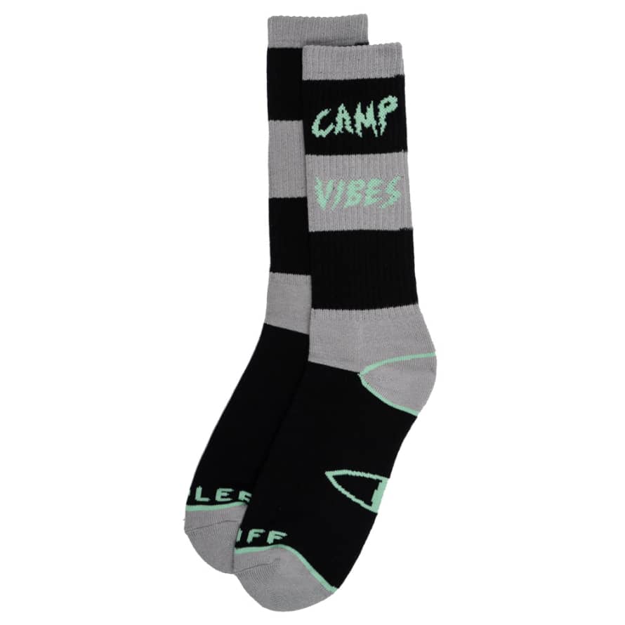 Poler Stuff Camp Vibes Sock - Black