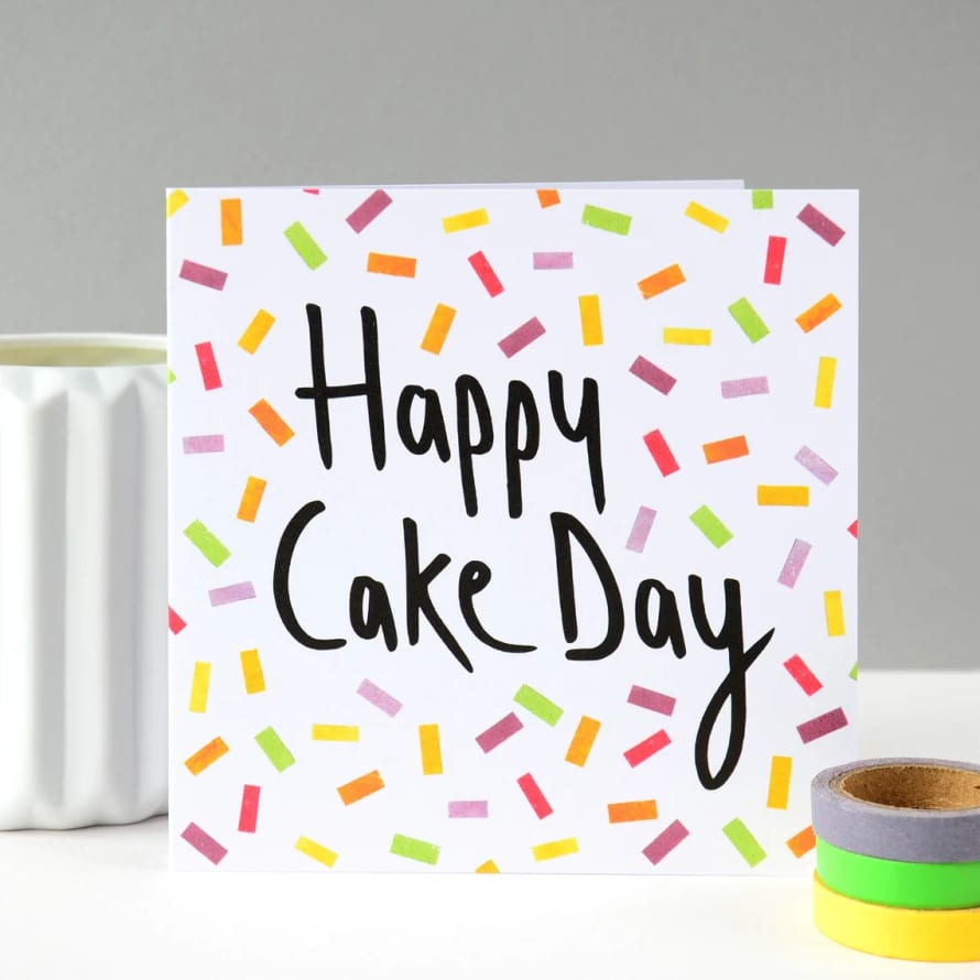 Fiona Clabon Happy Cake Day - Birthday Card