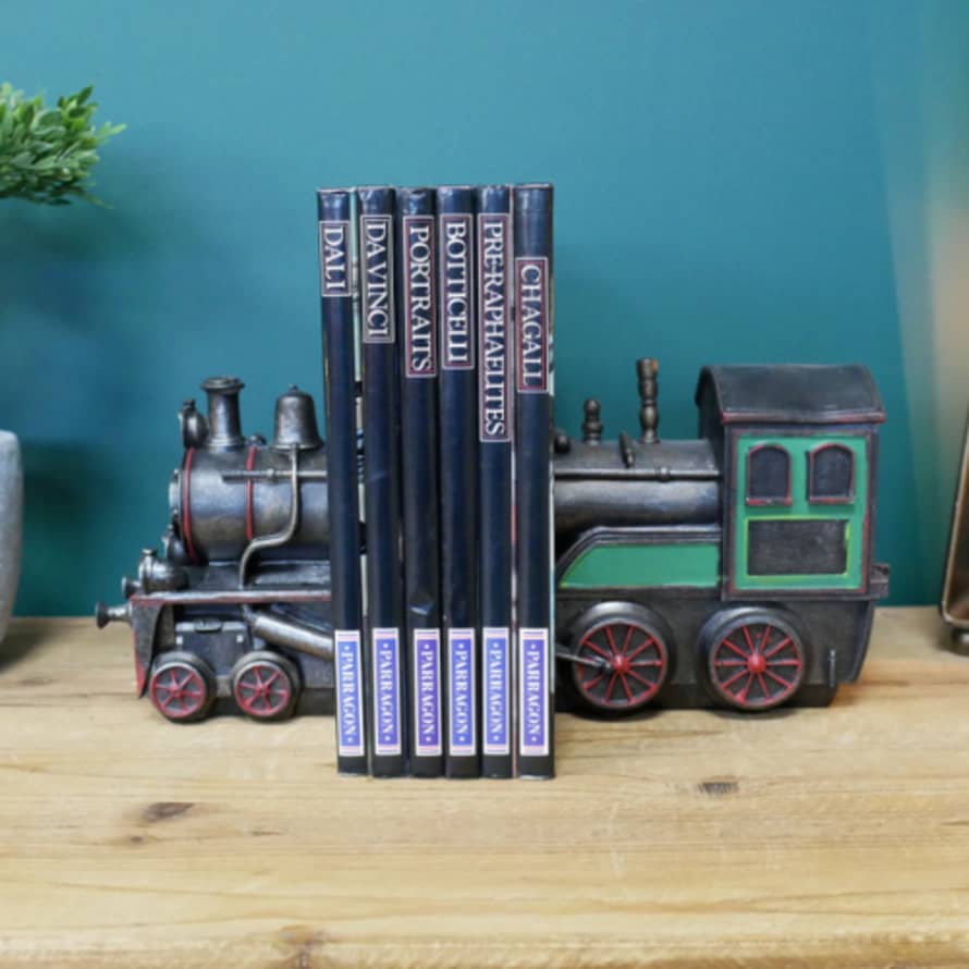 &Quirky Steam Train Bookends