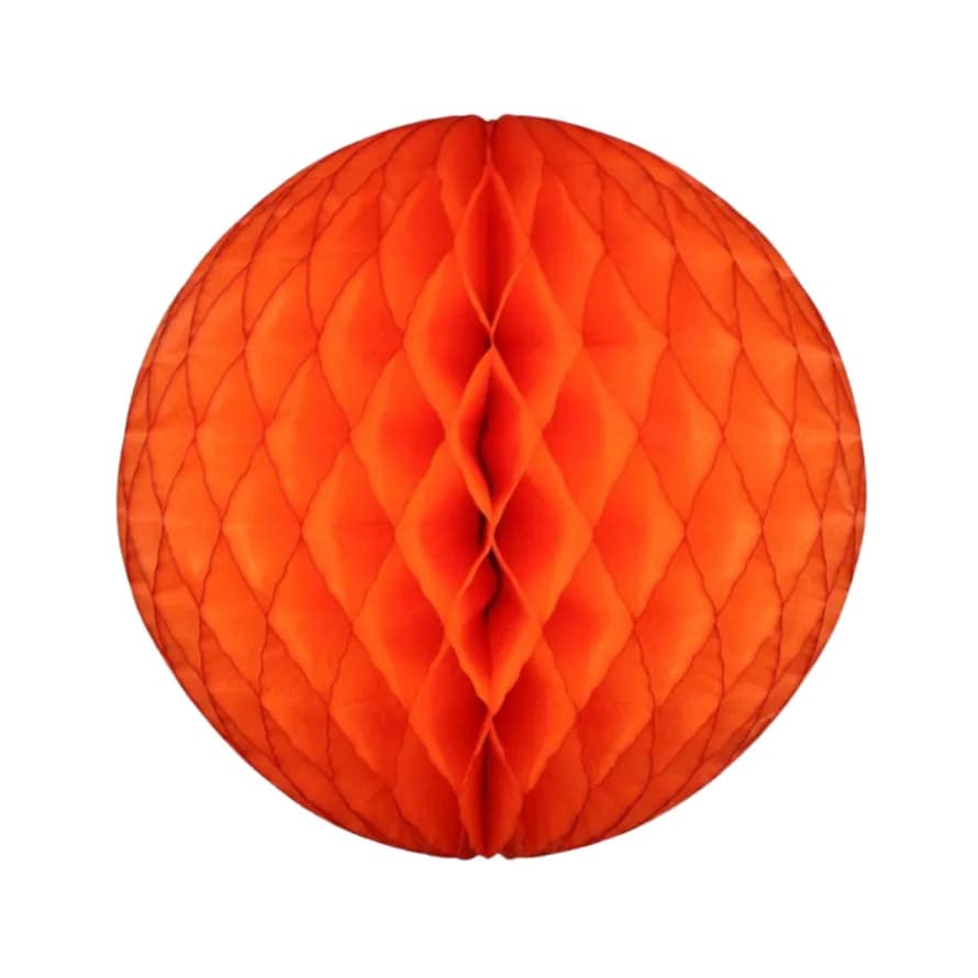 Paper Dreams Orange Honeycomb Paper Ball - 48cm Diameter 