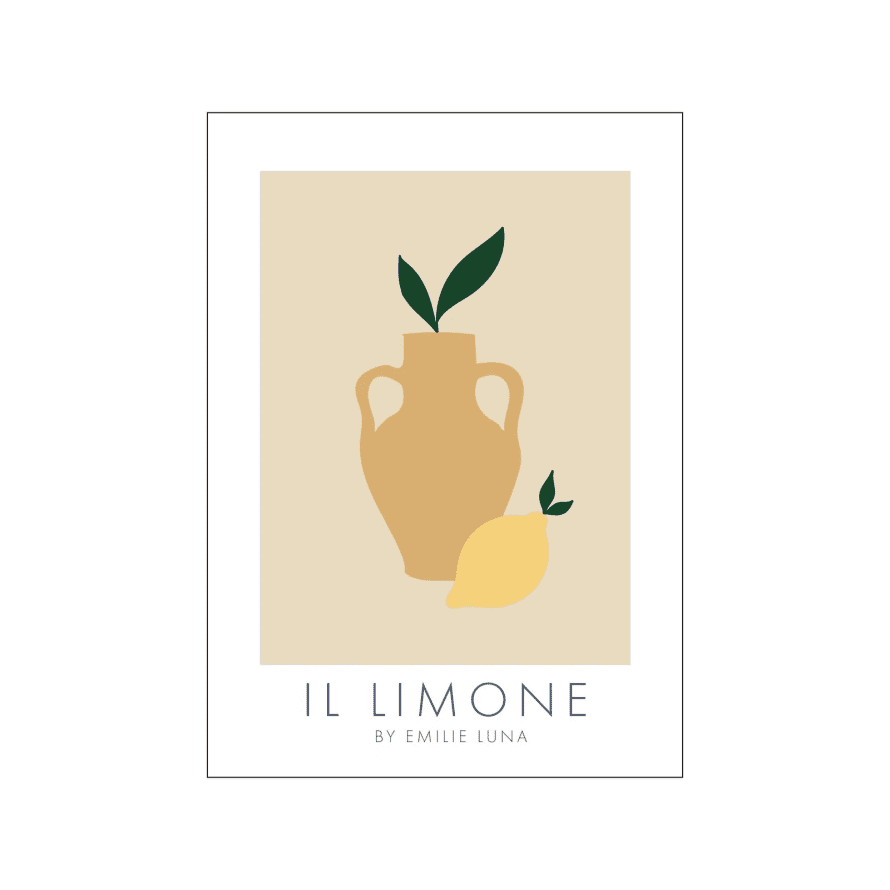 Poster & Frame Limone 02 Print - A4 